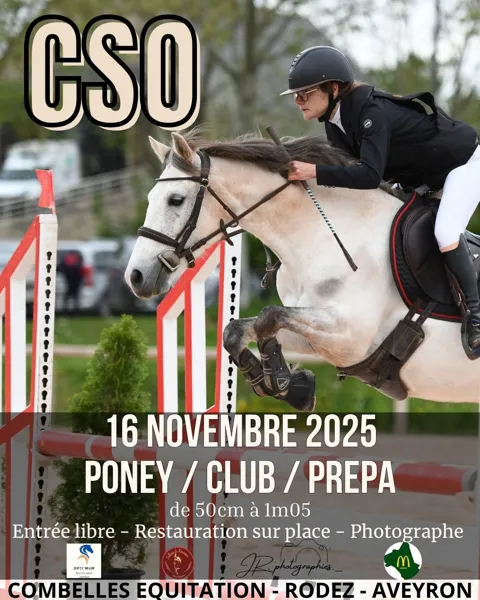 Concours de Saut d'Obstacles - Centre équestre de Combelles