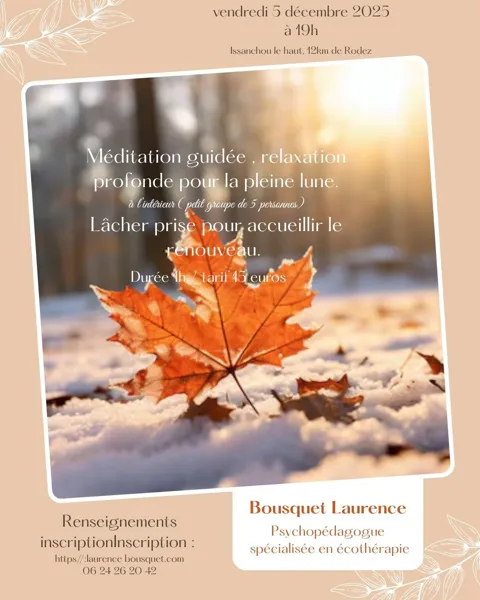 Méditation guidée, relaxation profonde pour la pleine Lune