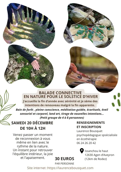 Balade connective en nature pour le Solstice d'Hiver