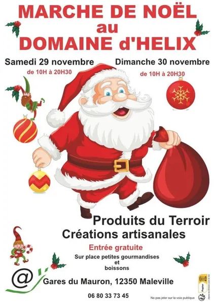 Marché de Noël au Domaine d'Hélix