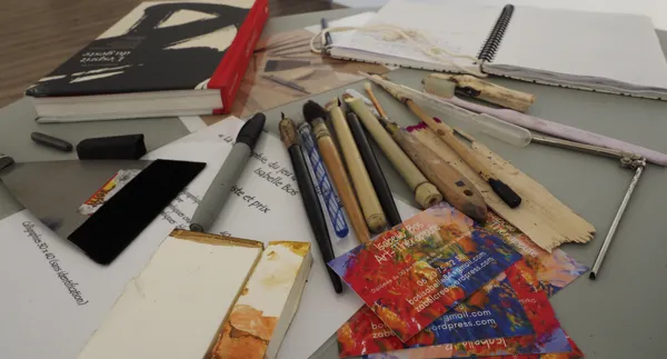 Outils calligraphiques, Isabelle Bos