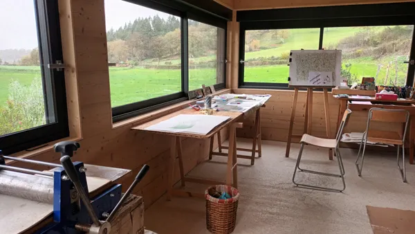 Bienvenue dans mon nouvel atelier !, Isabelle Bos