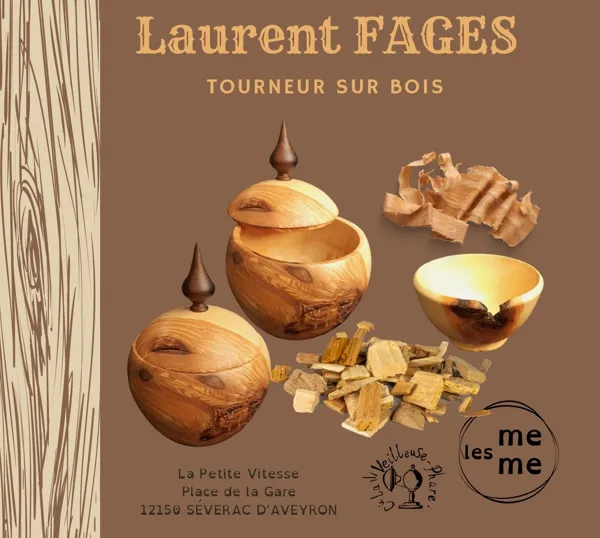 Découverte de l'artisanat – Pièces en bois tournées de Laurent Fages
