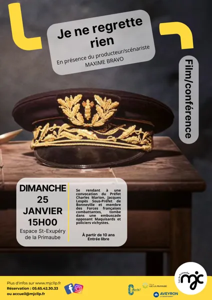 FILM/CONFÉRENCE : Je ne regrette rien