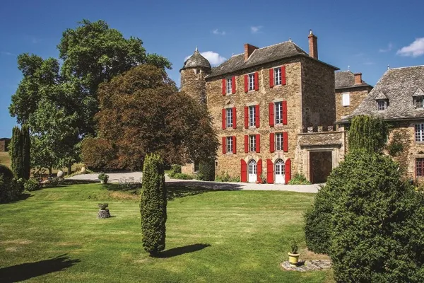 Parc et façade sud CHATEAU DU BOSC TOULOUSE-LAUTREC