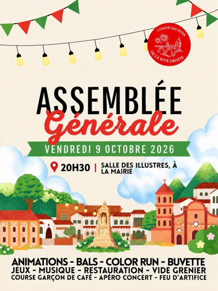 Assemblée Générale du Comité de la Rive Droite