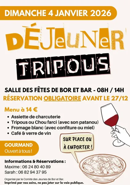 Déjeuner Tripous