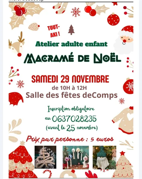 Atelier Macramé de Noël