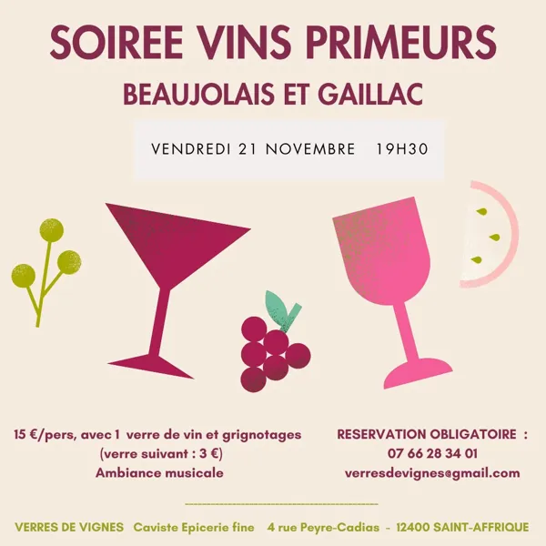 Soirée Vins Primeurs