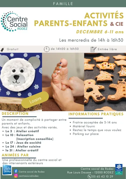 Activités parents & enfants (6-11 ans)