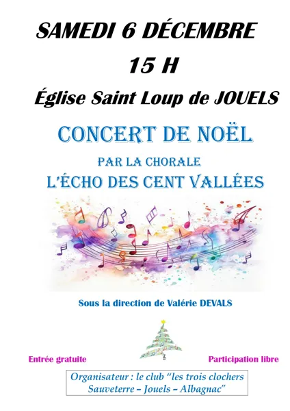 Concert de Noël de la chorale 