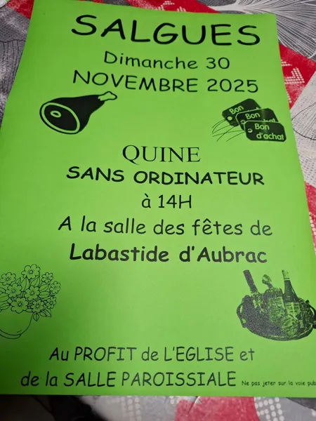 Quine du Relais paroissial de Salgues