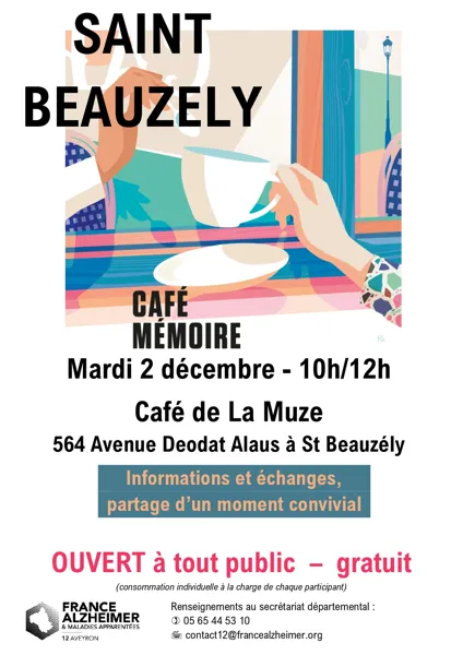 Café Mémoire France Alzheimer : et si vous preniez le temps de boire un café... ?
