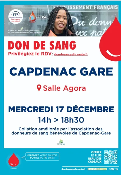 Don du Sang à Capdenac-Gare