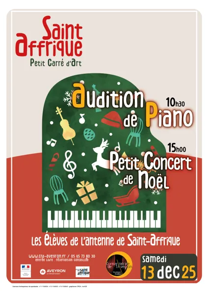 Audition de Piano et Petit Concert de Noël