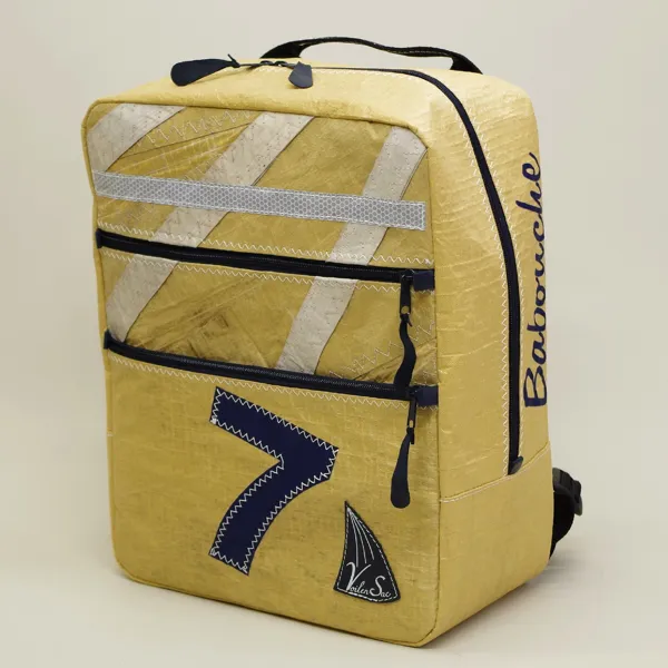 Cartable, sac à dos en voile de bateau recyclée., VoilenSac