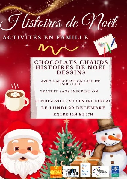 Belles Histoires de Noël et Chocolat chaud