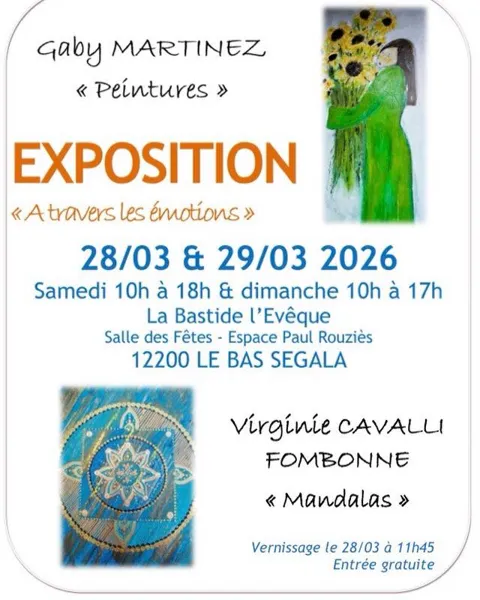 Exposition « À travers les émotions » à La Bastide l'Evêque