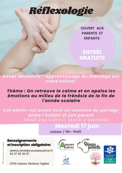 Atelier de réflexologie à Laissac