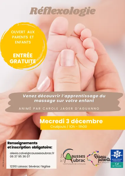 Atelier de réflexologie à Laissac