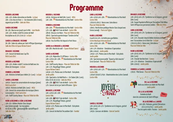 Fééries de Noël, Ville de Saint-Affrique