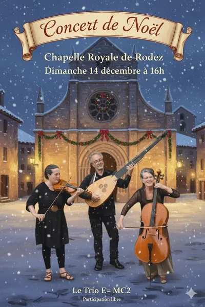 Concert de Noël : Trio E= MC2 à la Chapelle Royale