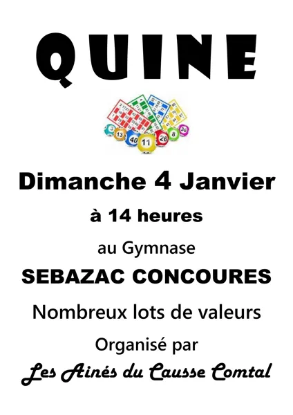 Quine des ainés du Causse Comtal