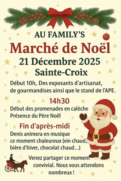 Marché de Noël au Family's