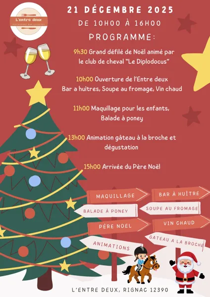 Animations de Noël à l'Entre Deux
