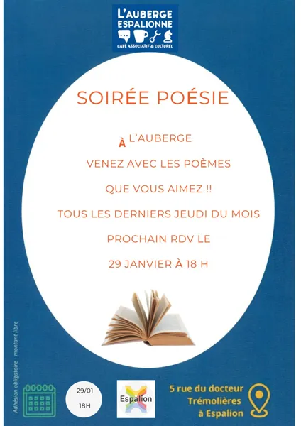 Soirée poésie
