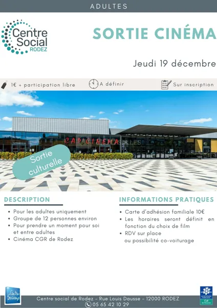 Sortie culturelle : cinéma