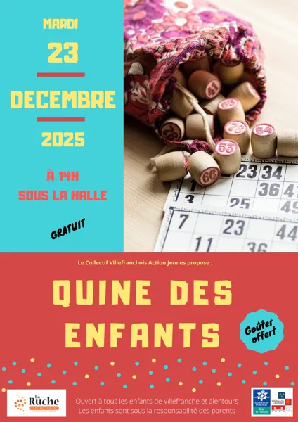 Noël à Villefranche : Quine des enfants