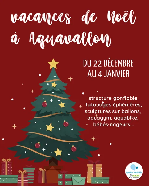 Vacances de Noël à Aquavallon : cours adultes