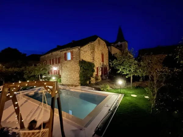 Extérieur Piscine nuit