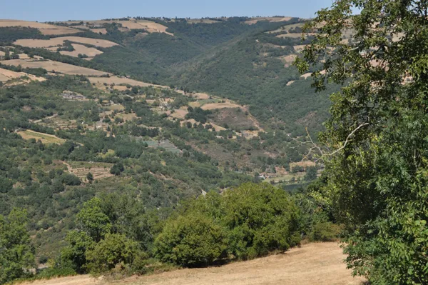 vue rivière du Tarn au Nord du Hameau