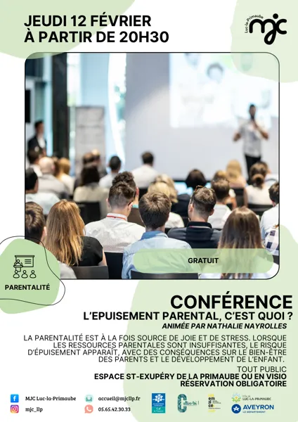 CONFÉRENCE : Épuisement parental, c'est quoi ?