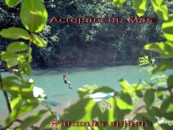 La Tyrolienne au-dessus du Tarn, Acroparc du Mas