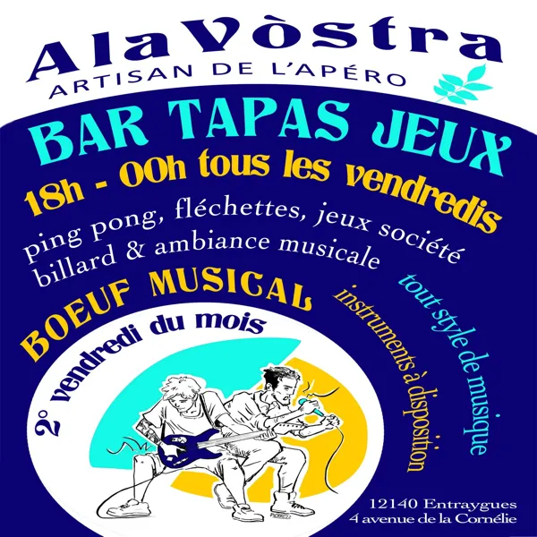 Boeuf musical & Frênette chez Alavostra