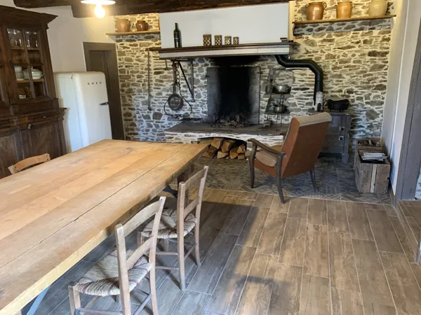 Séjour - Coin cheminée