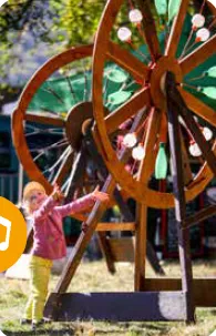 Festival Bonheurs d'Hiver - Animation instrument géants