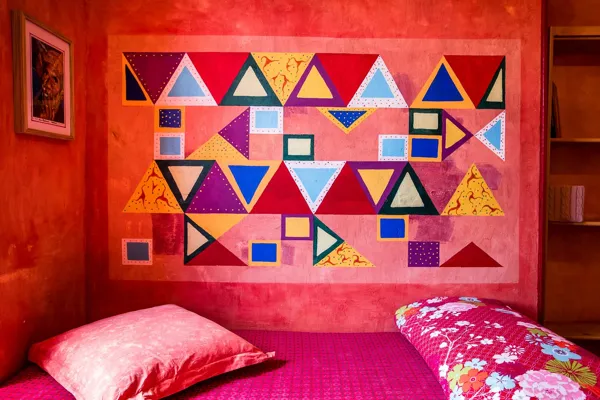 La fresque dans la chambre Asir