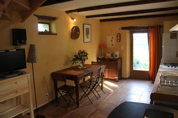 Séjour et cuisine, Une Sorcière sur le toit - QUENTREC Hélène