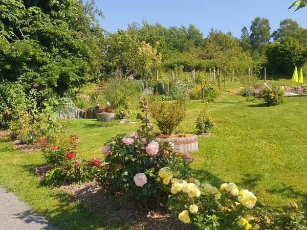 Au devant du gîte, Gîte Belle Vue