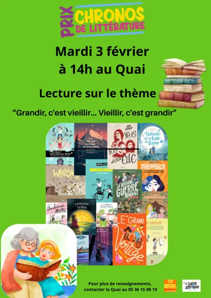 Les Ateliers du mardi : Prix Chronos