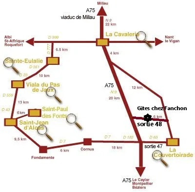 Chez Fanchon - Gîte Le Viaduc, Chez Fanchon - Gîte Le Larzac