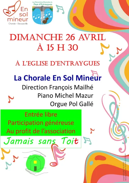 Concert de la Chorale en Sol Mineur