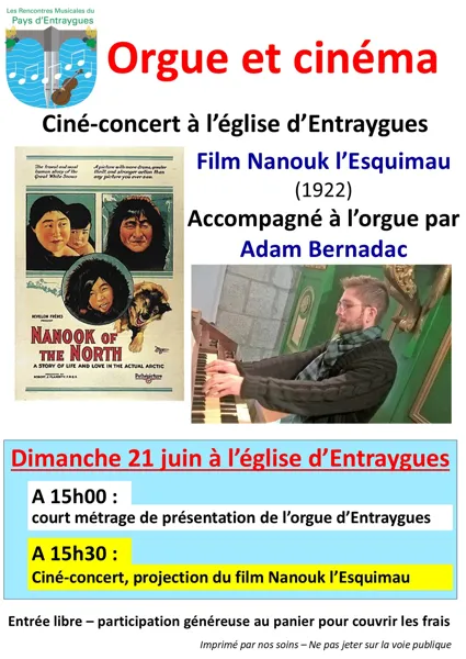 Ciné-concert à l'orgue