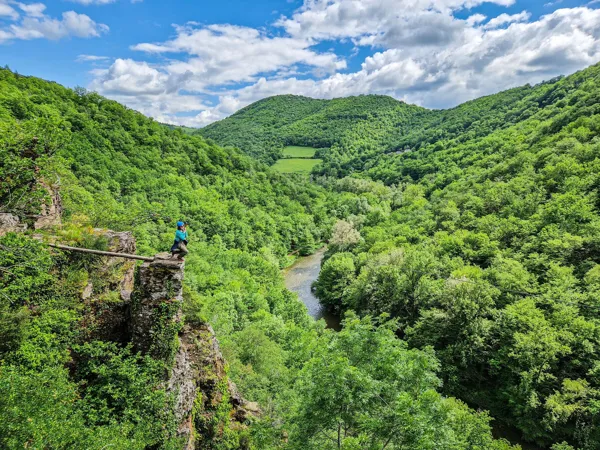 Via Ferrata du Roc du Gorb en accès libre - Gorges du Viaur