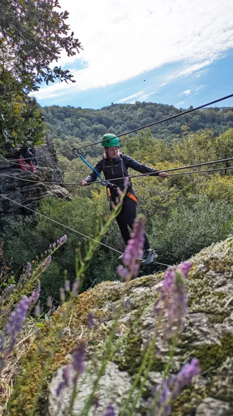 Via Ferrata du Roc du Gorb, SPL Ouest Aveyron Tourisme