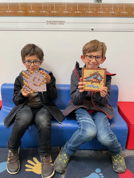 Atelier de mosaïque gallo-romaine, Photothèque Département de l’Aveyron